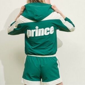 Prince Pickleball Tennis Prep Gorpcore Classic Outdoor Cropped Windbreaker XS